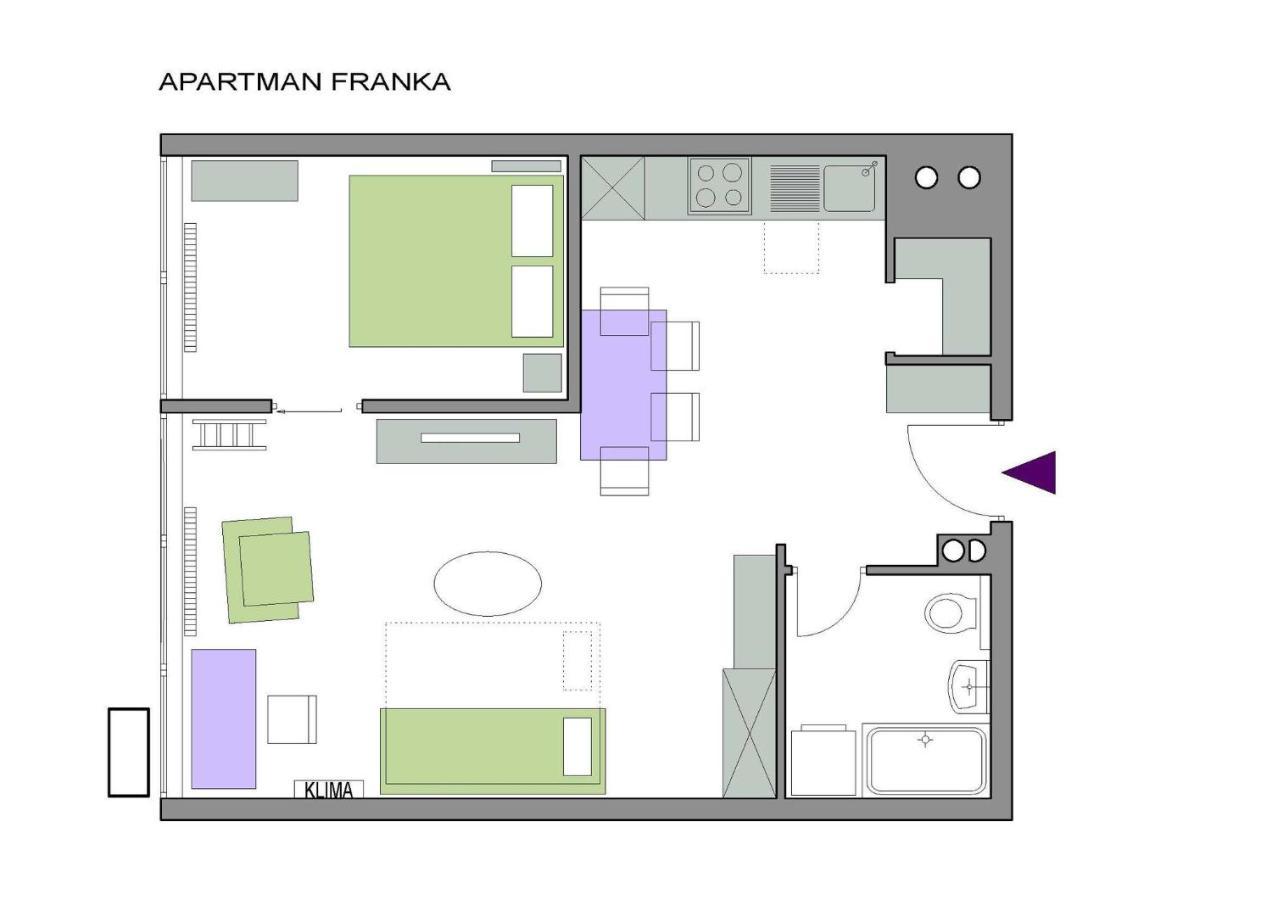 New - Frendly Luxury Apartment Franka Zagreb Eksteriør bilde